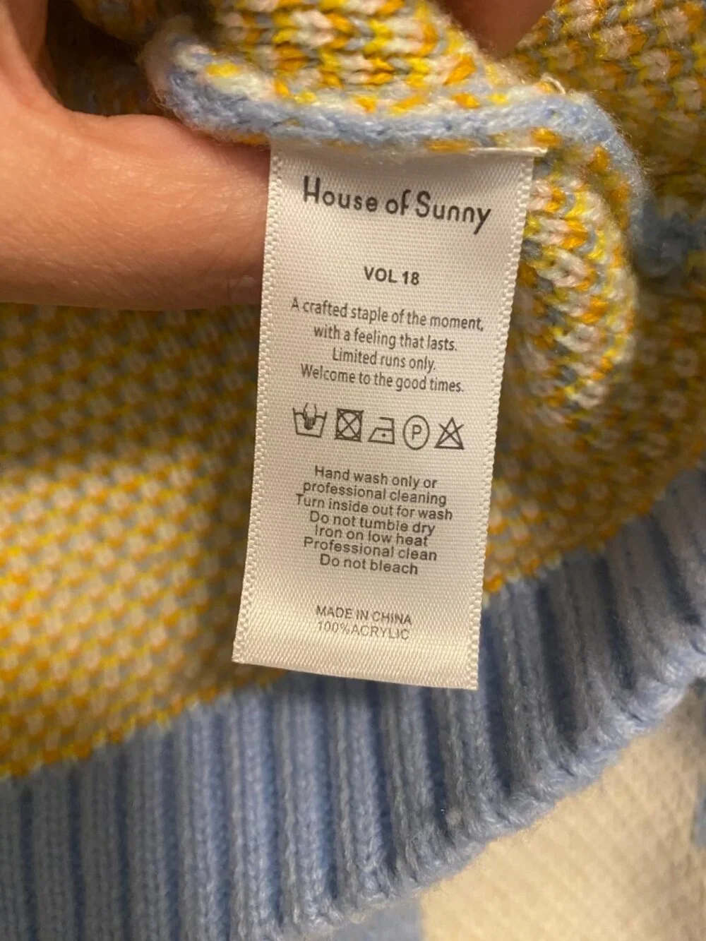 House of Sunny, Mushroom/Daisy Cardigan EUC Size 8/M - Picture 4 of 7